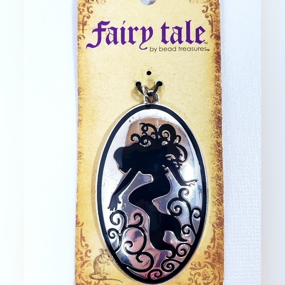 Fairy Tale by Bead Treasures Mermaid Metal Pendant Charm